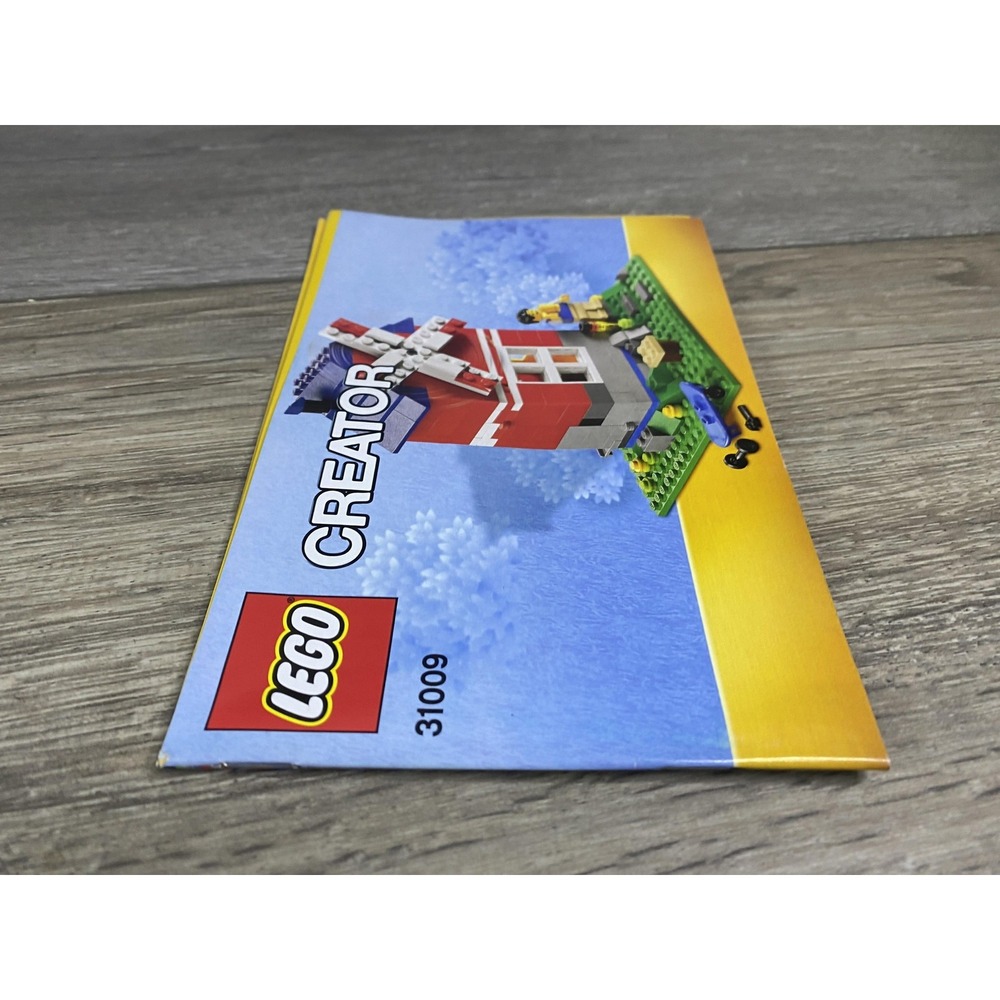 LEGO Creator 31009 Small Cottage Instruction Manual Booklet 2013 Windmill 3in1 - Picture 3 of 8